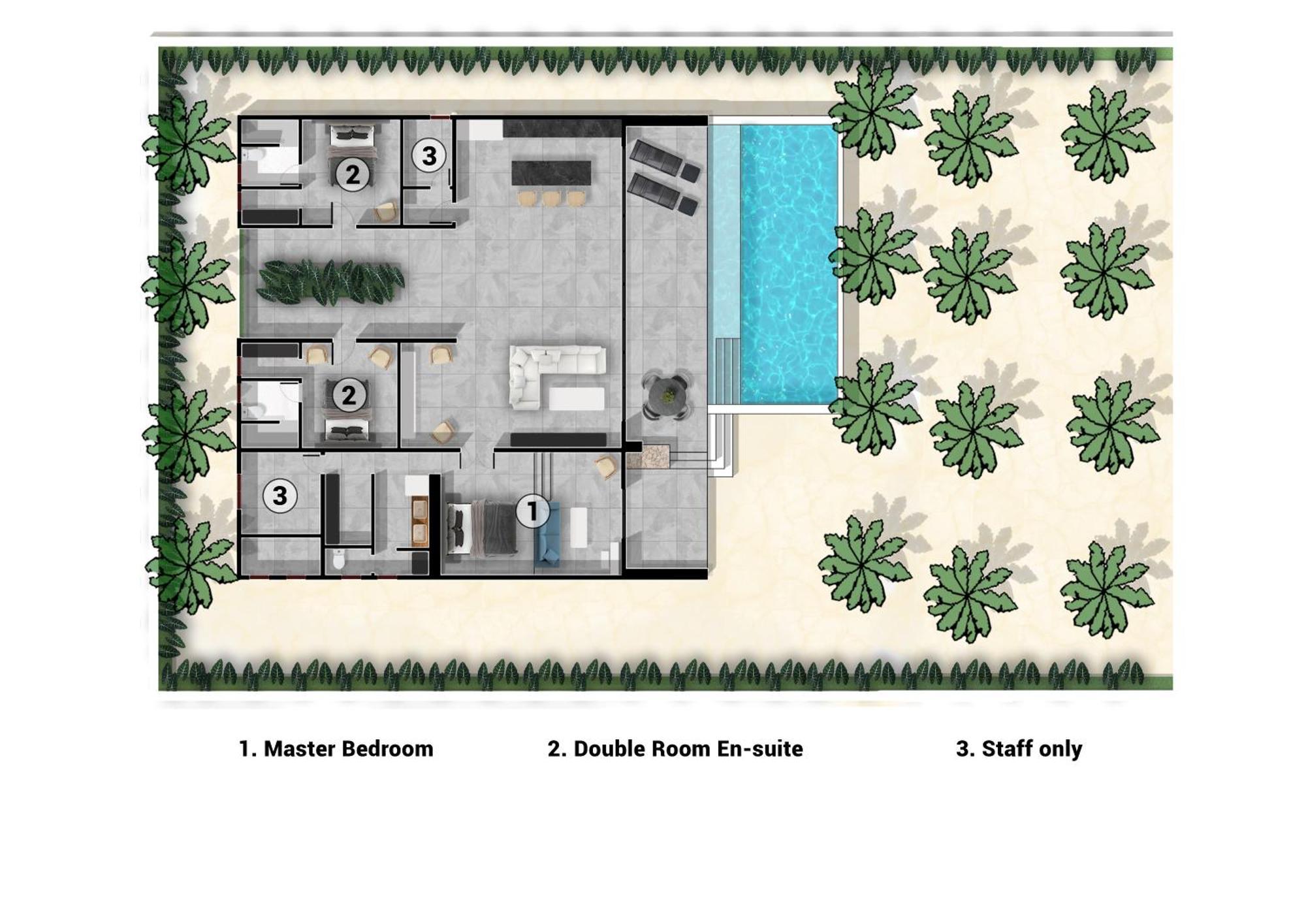The Oasis Residence Jambiani  Dış mekan fotoğraf